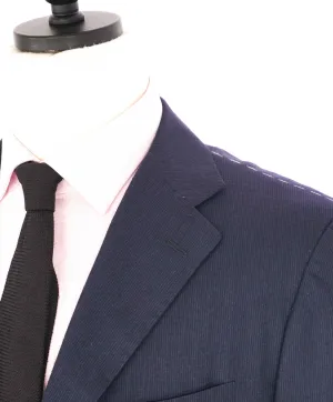 $10,000 KITON - "DIAMANTE BLUE" Iconic Textured Navy Suit 2-3 Button Roll Lapel - 42R