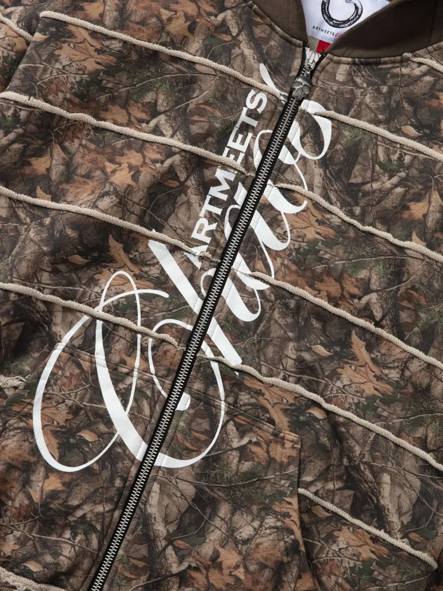 22 Zip Hoodie - Camo
