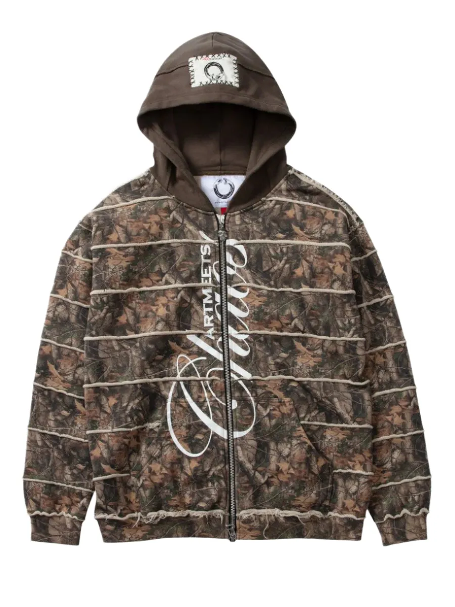 22 Zip Hoodie - Camo