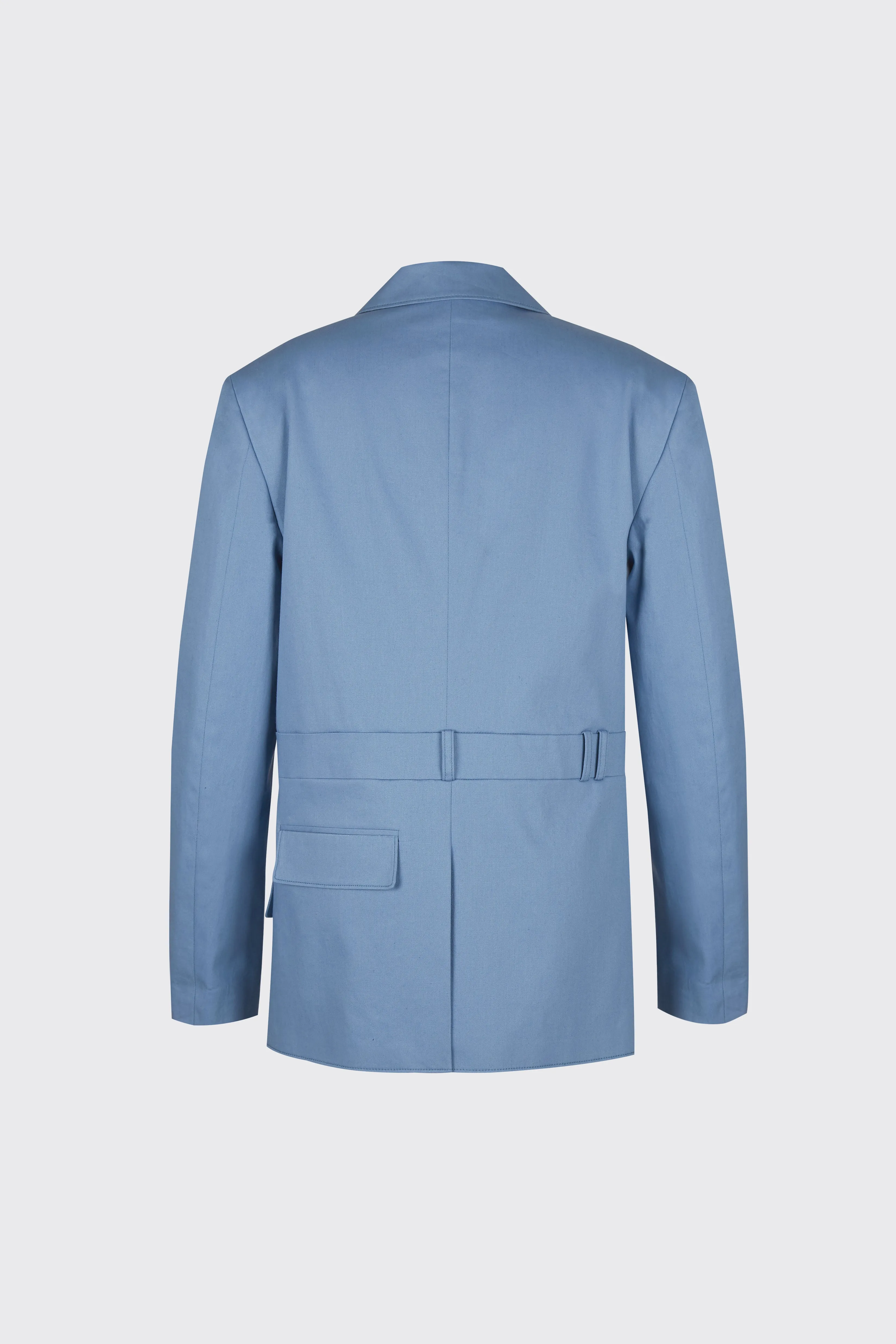 [60% OFF] Light blue oversized trousers blazer