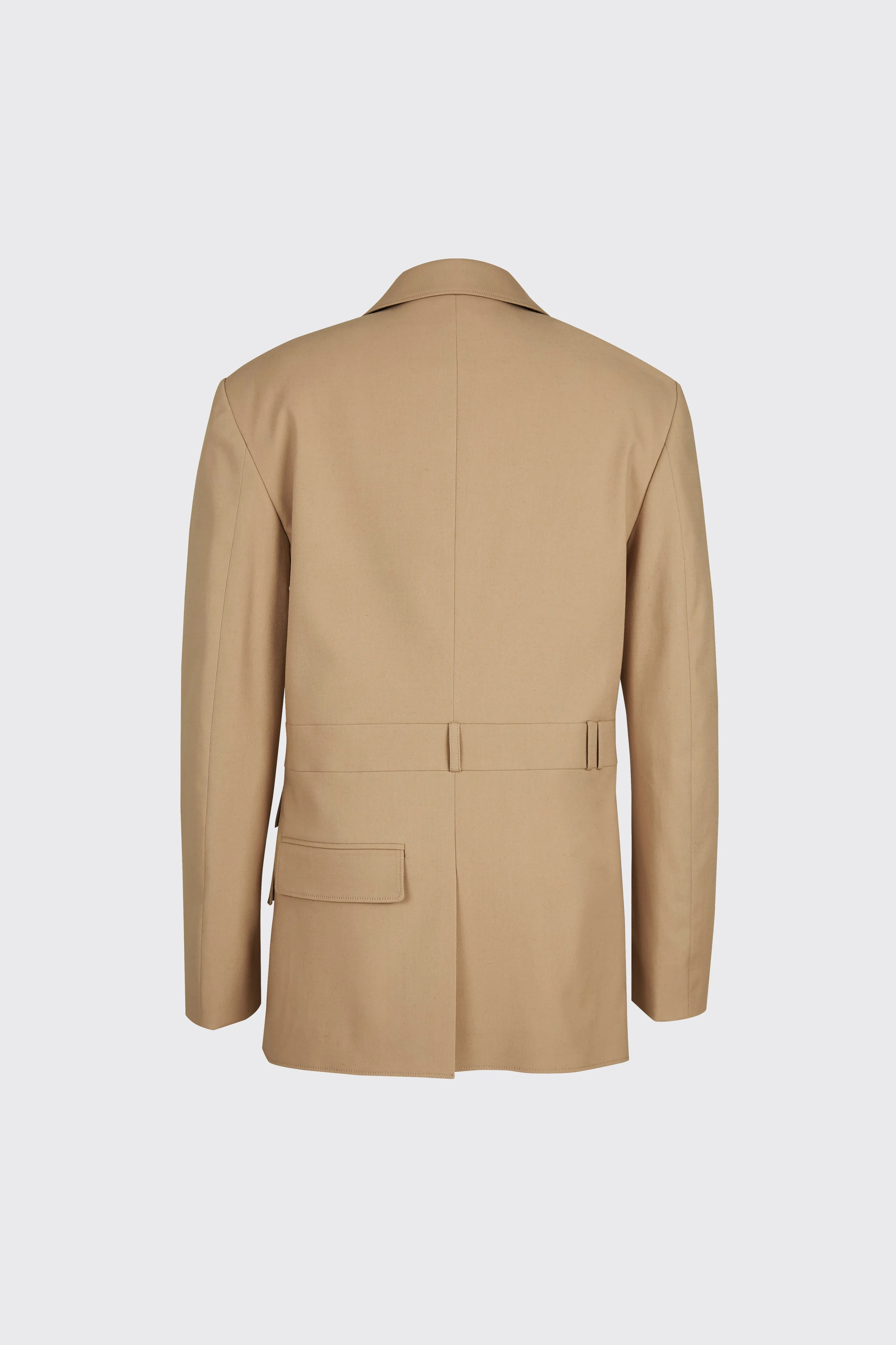 [60% OFF] Sand oversized trousers blazer