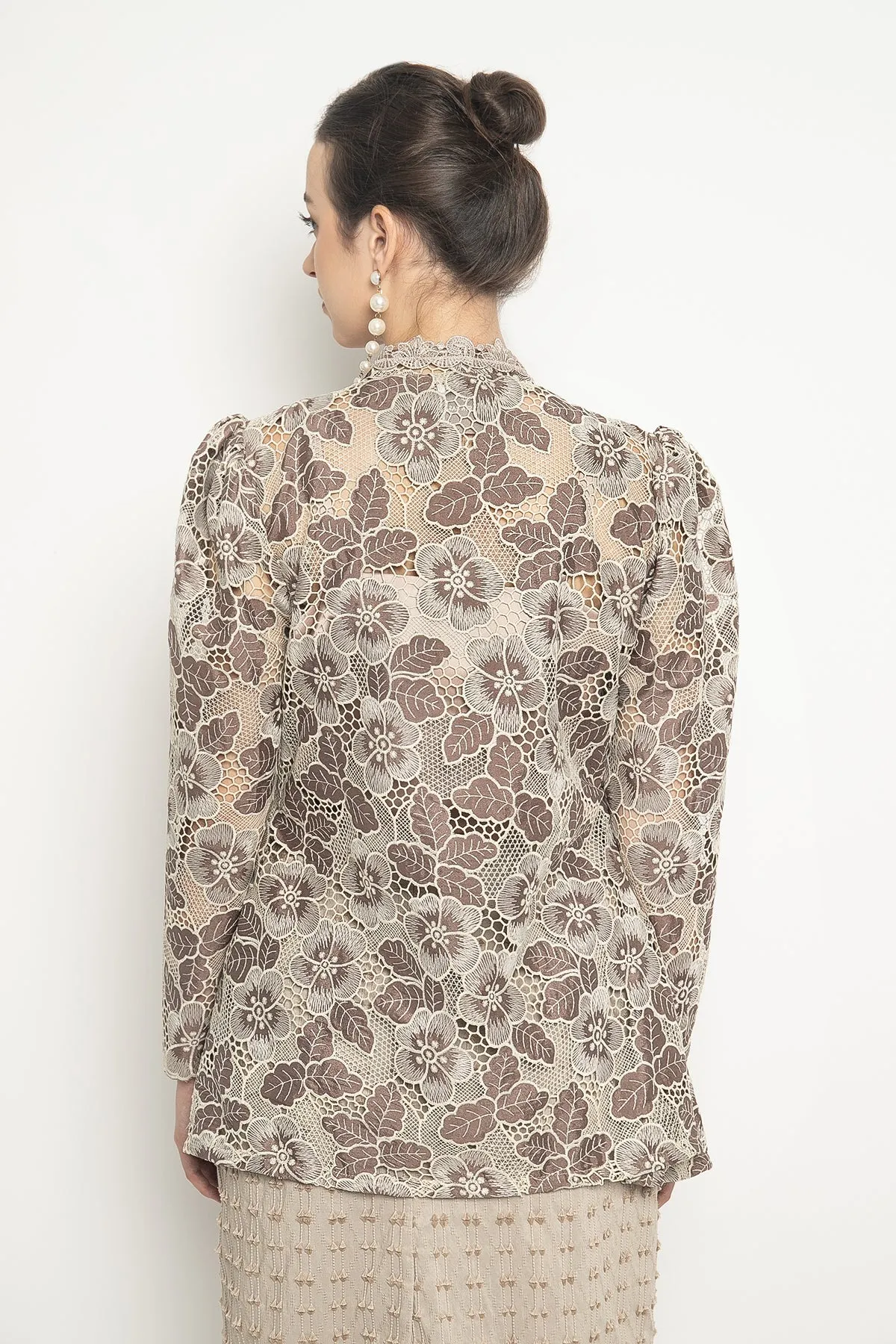 Abel Kebaya Top in Pine