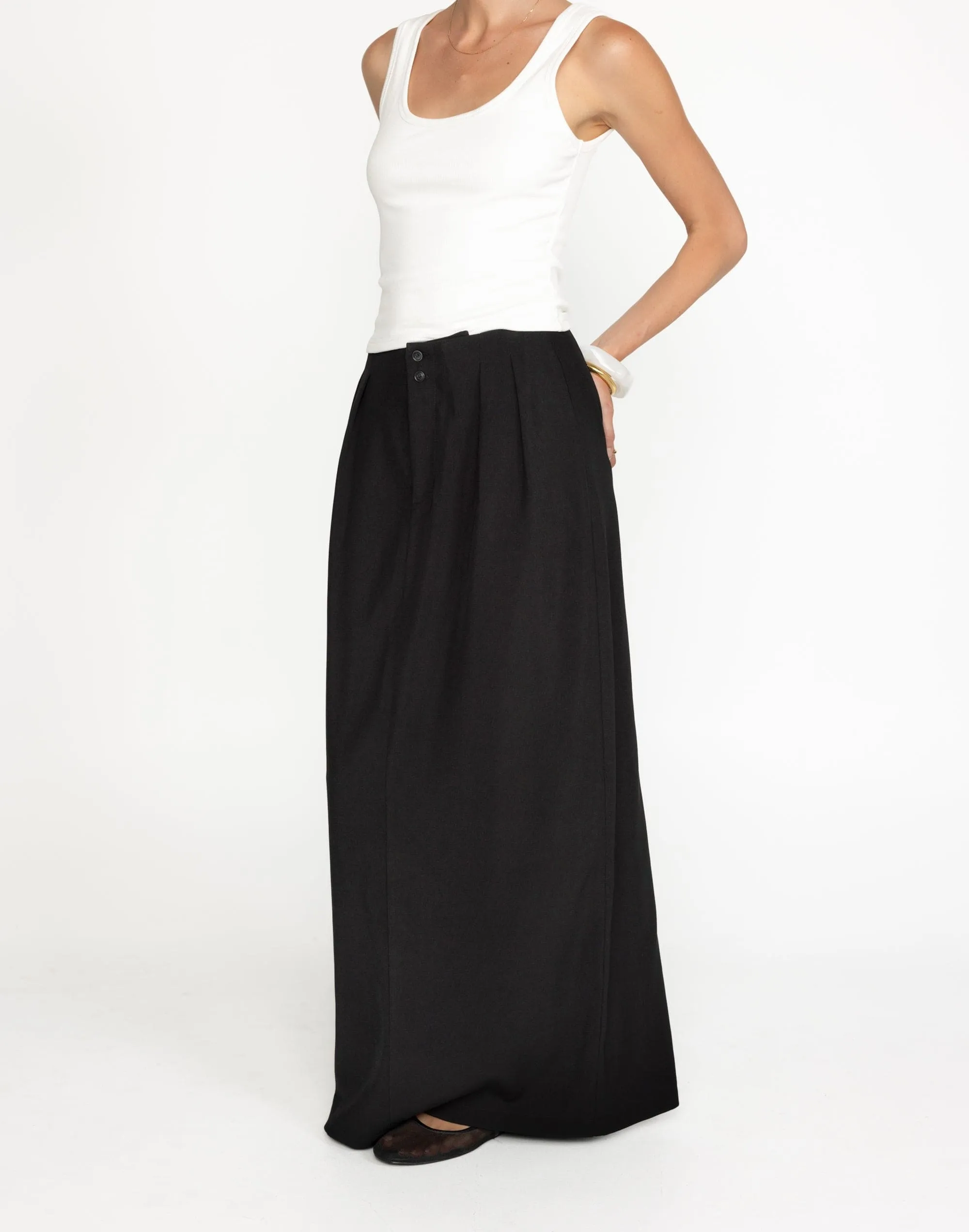 Alden Maxi Skirt (Black)