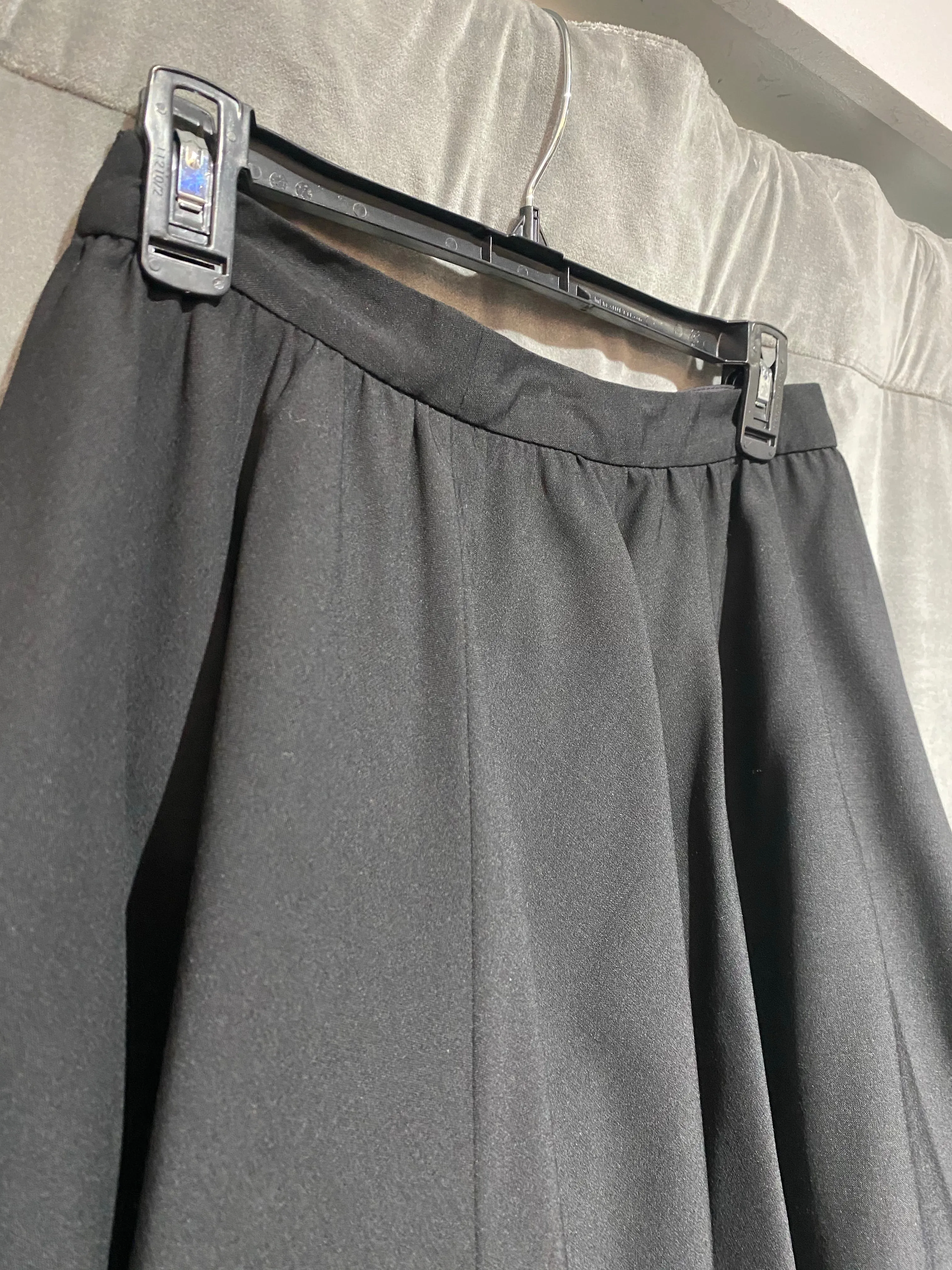 Alice and Olivia Cotton Elastic Waist Pleated Full Skirt