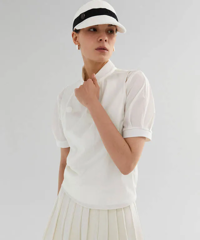 Anell Golf French Wool Skirt - Cream