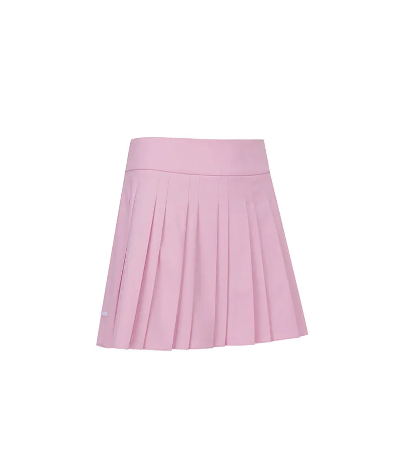 ANEW Golf Women's Asymmetry Pleats Skirt - Light Pink
