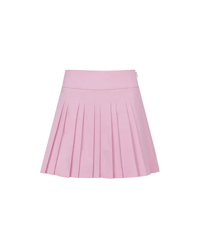 ANEW Golf Women's Asymmetry Pleats Skirt - Light Pink