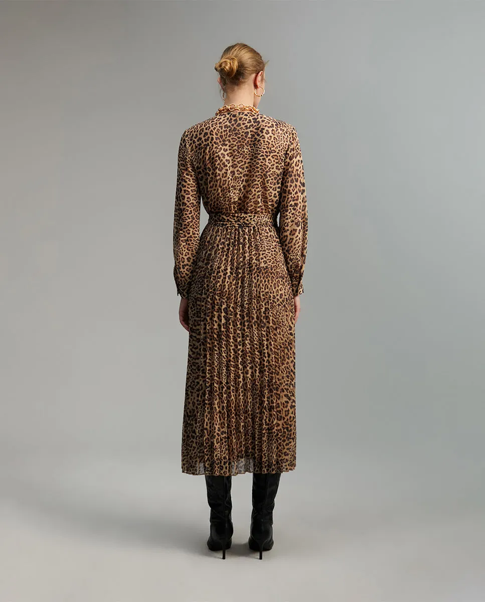 Animal print dress
