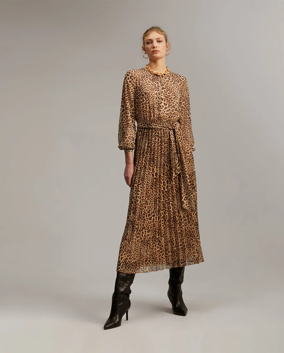 Animal print dress