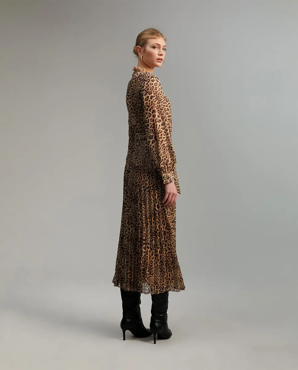 Animal print dress