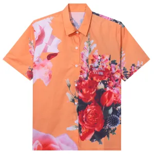 Anti Social Social Club Summers Over Button Up Orange