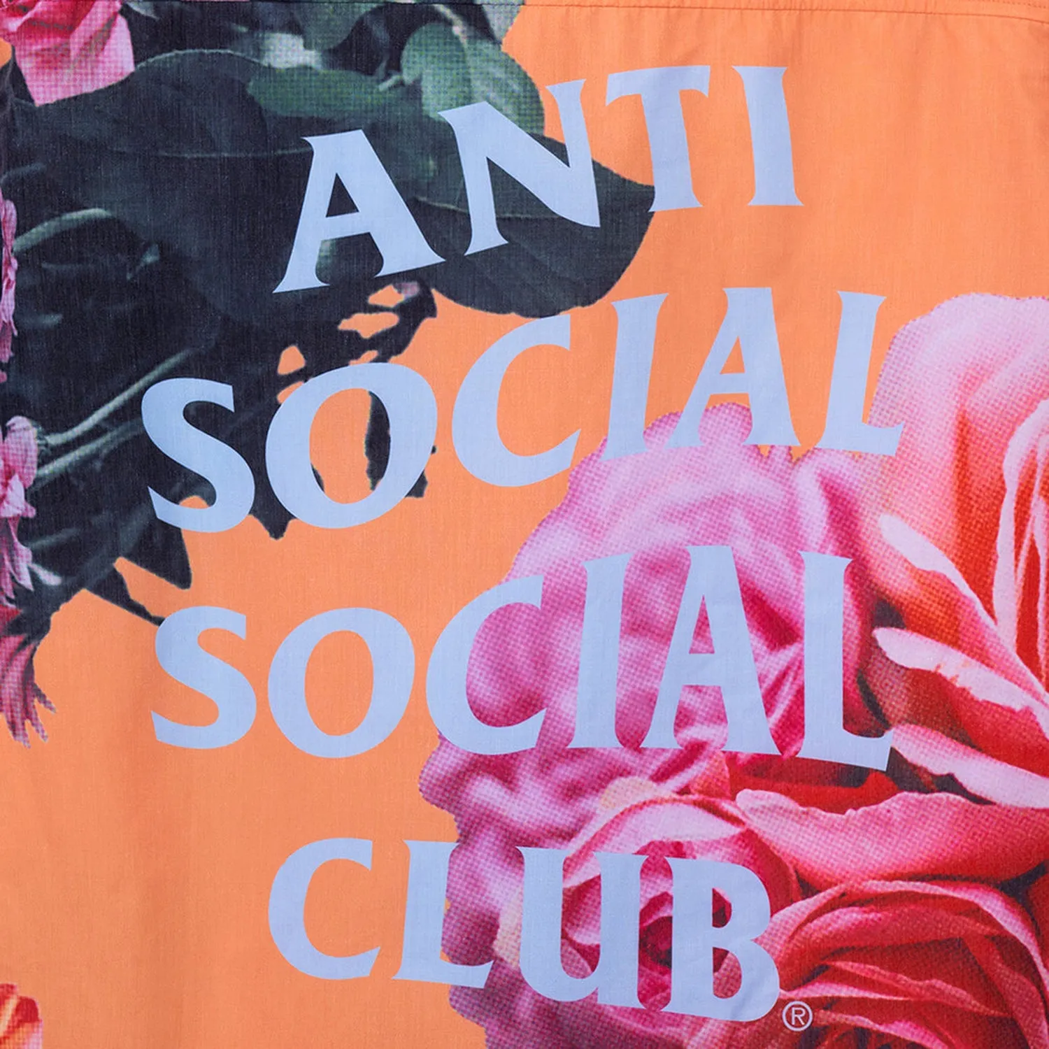 Anti Social Social Club Summers Over Button Up Orange