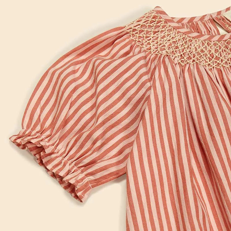 Apolina - Sissy smock dress - Mayols Stripe
