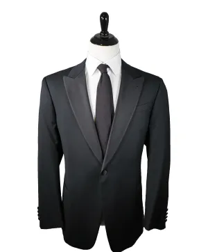 ARMANI COLLEZIONI - “Giorgio” 1-Button Wide Peak Lapel Tuxedo Suit - 46R