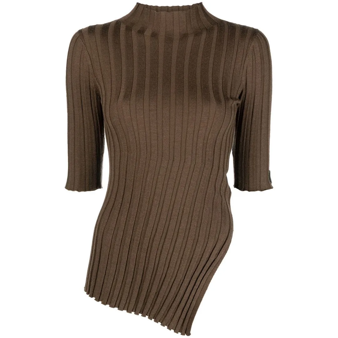 Asymmetric Knit Swea