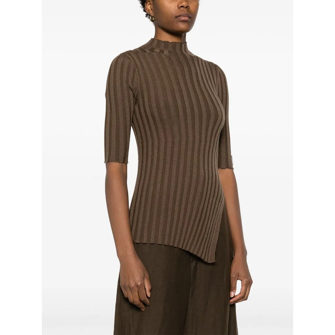 Asymmetric Knit Swea