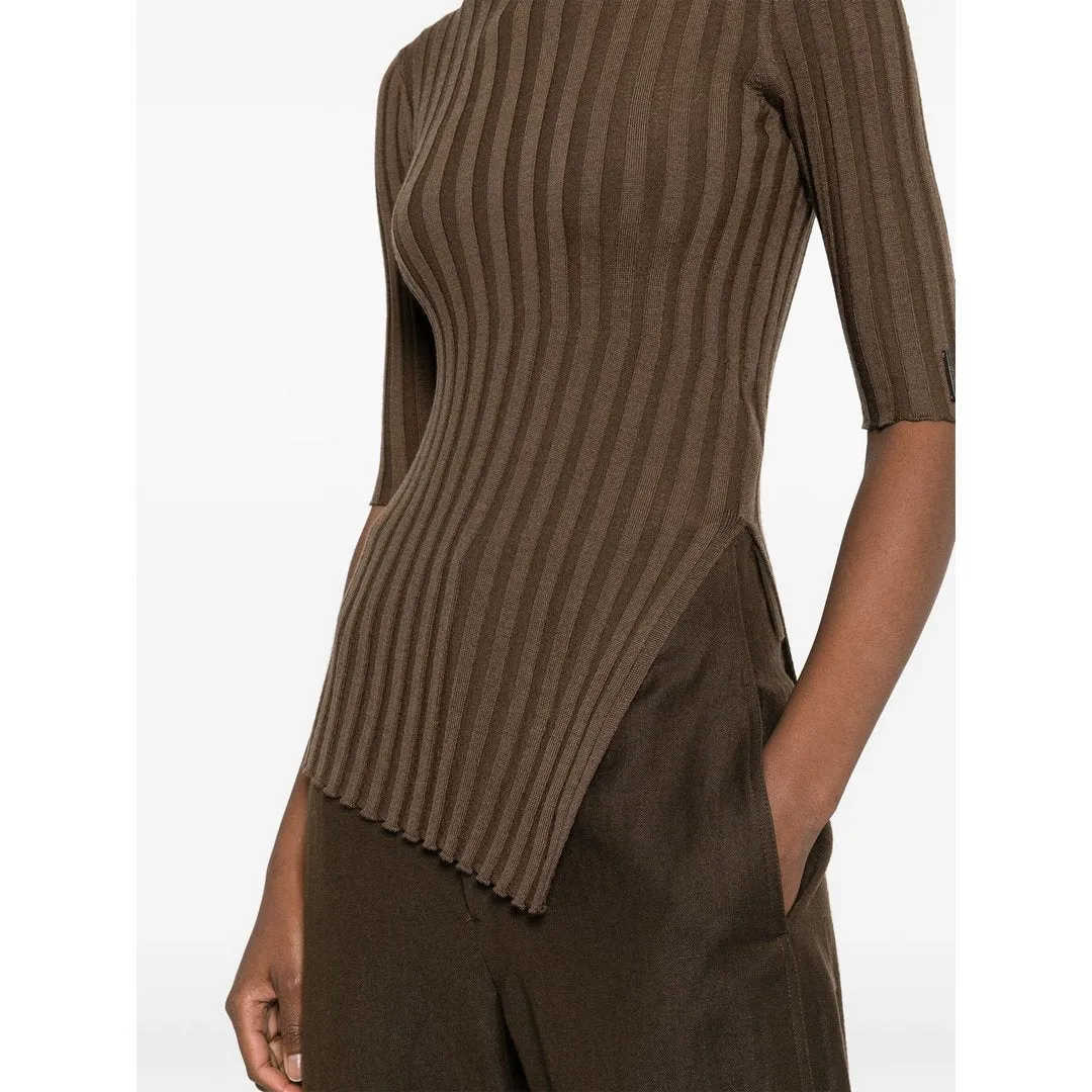Asymmetric Knit Swea