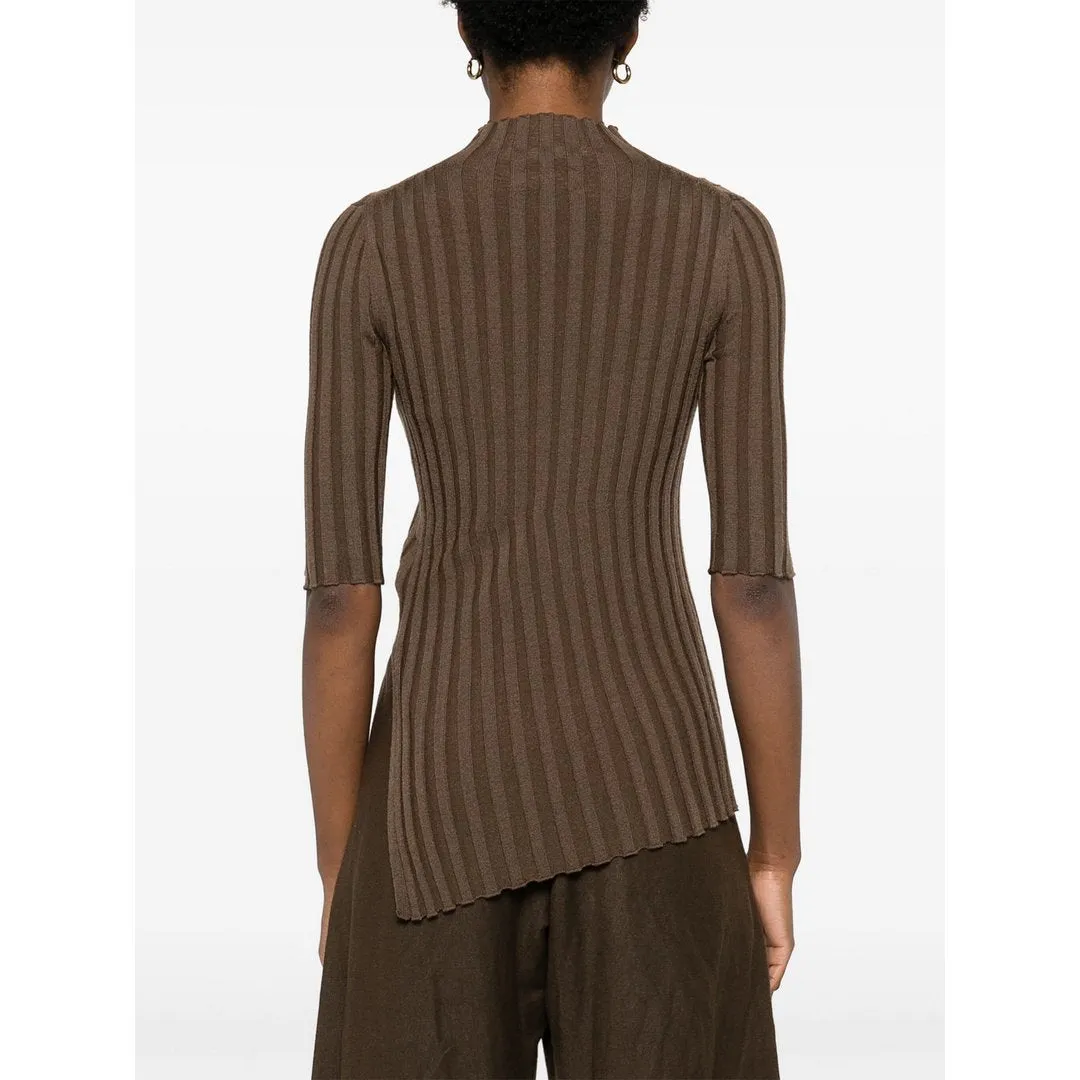 Asymmetric Knit Swea