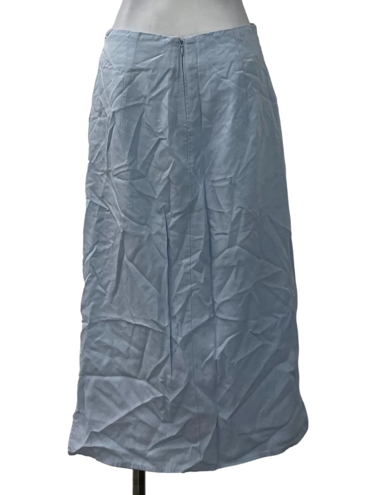 Baby Blue Ruched Skirt
