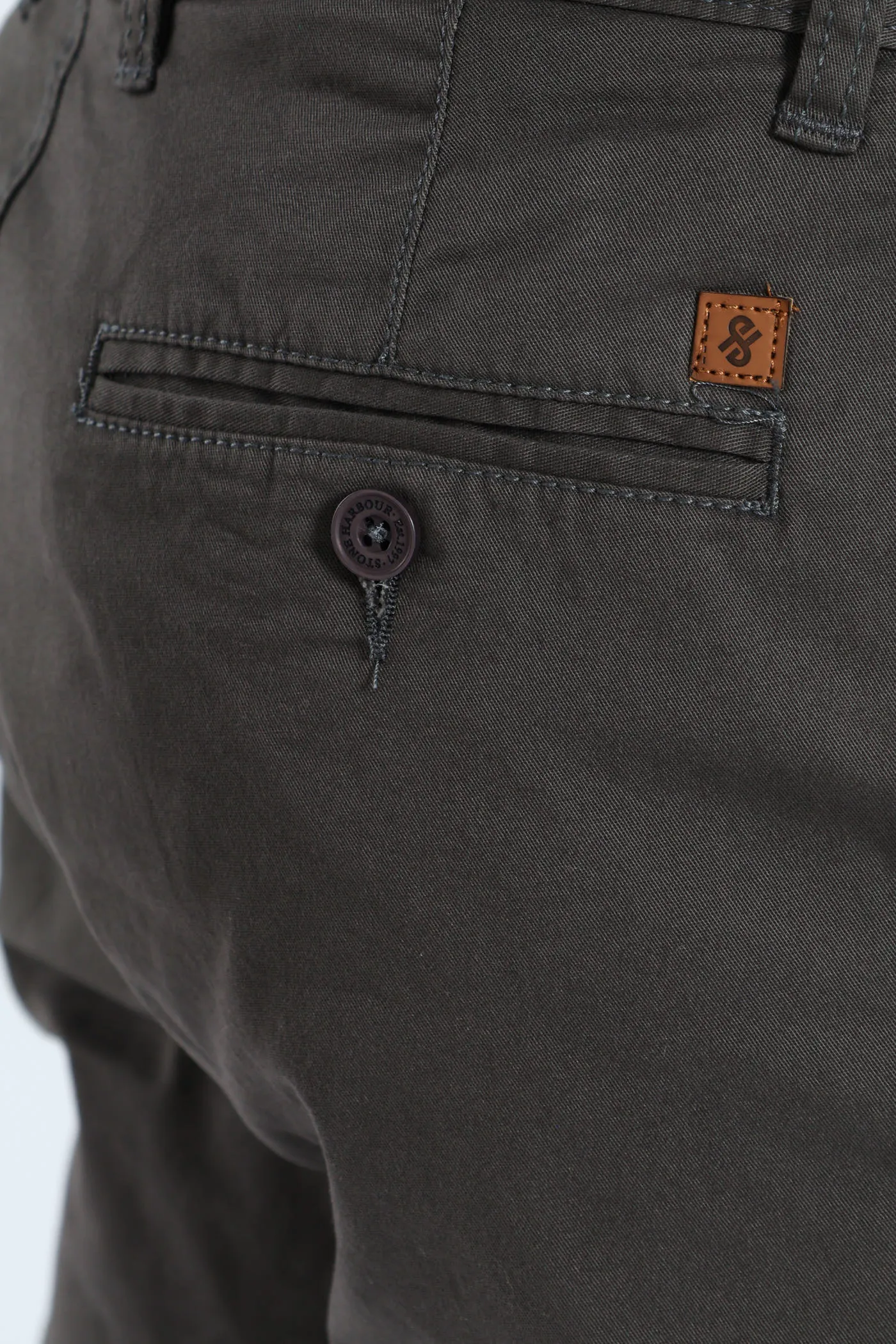 Basic Slim Stretch Chino - Charcoal