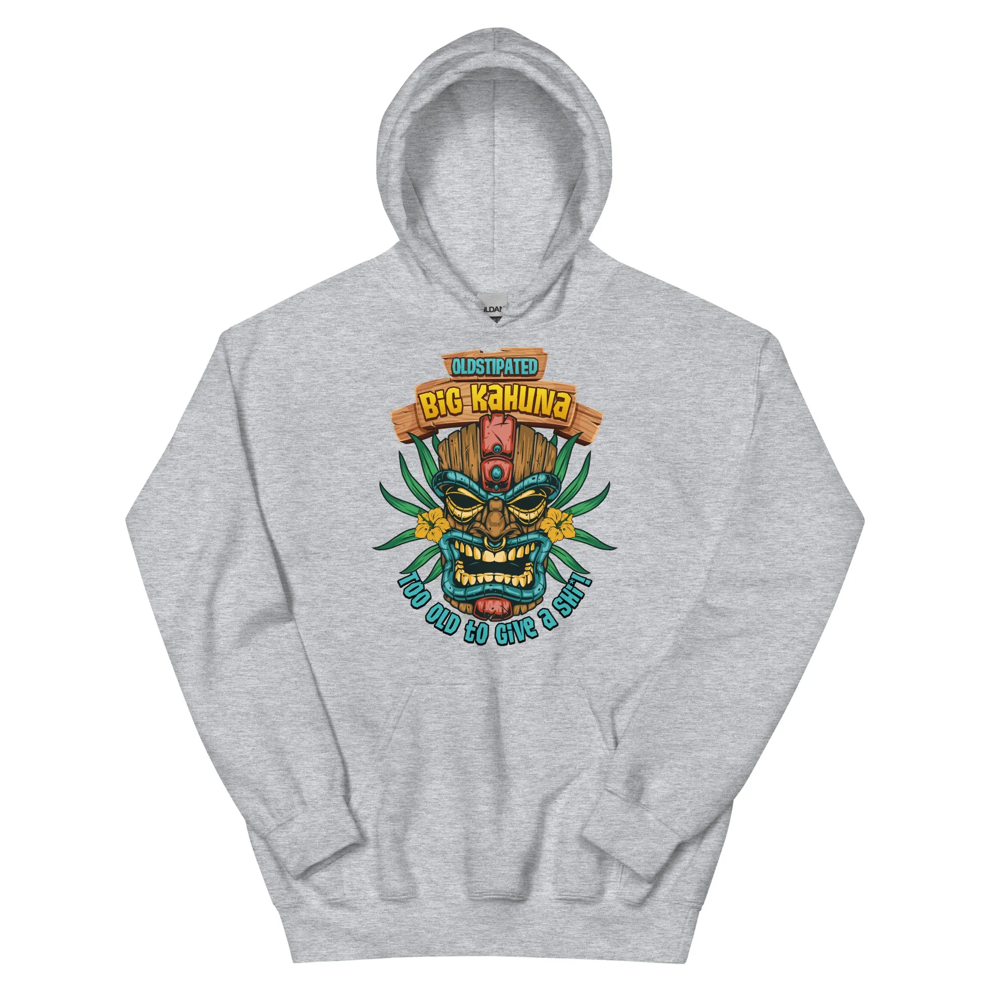 Big Kahuna Too Old To Give A Shi***! Men's Fathers Day Hoodie