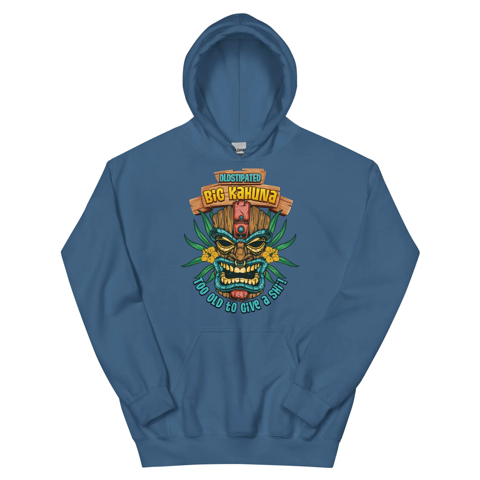 Big Kahuna Too Old To Give A Shi***! Men's Fathers Day Hoodie