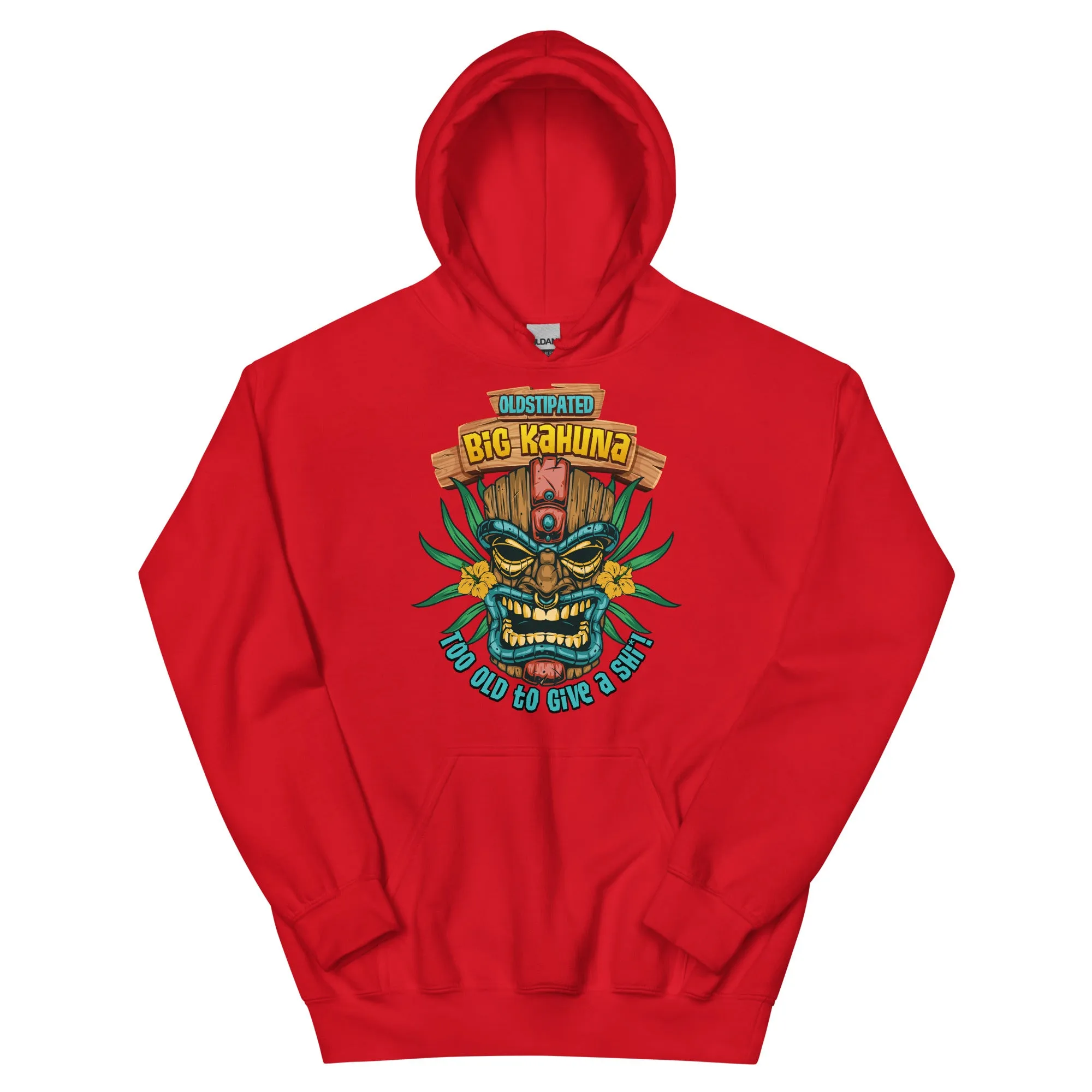 Big Kahuna Too Old To Give A Shi***! Men's Fathers Day Hoodie