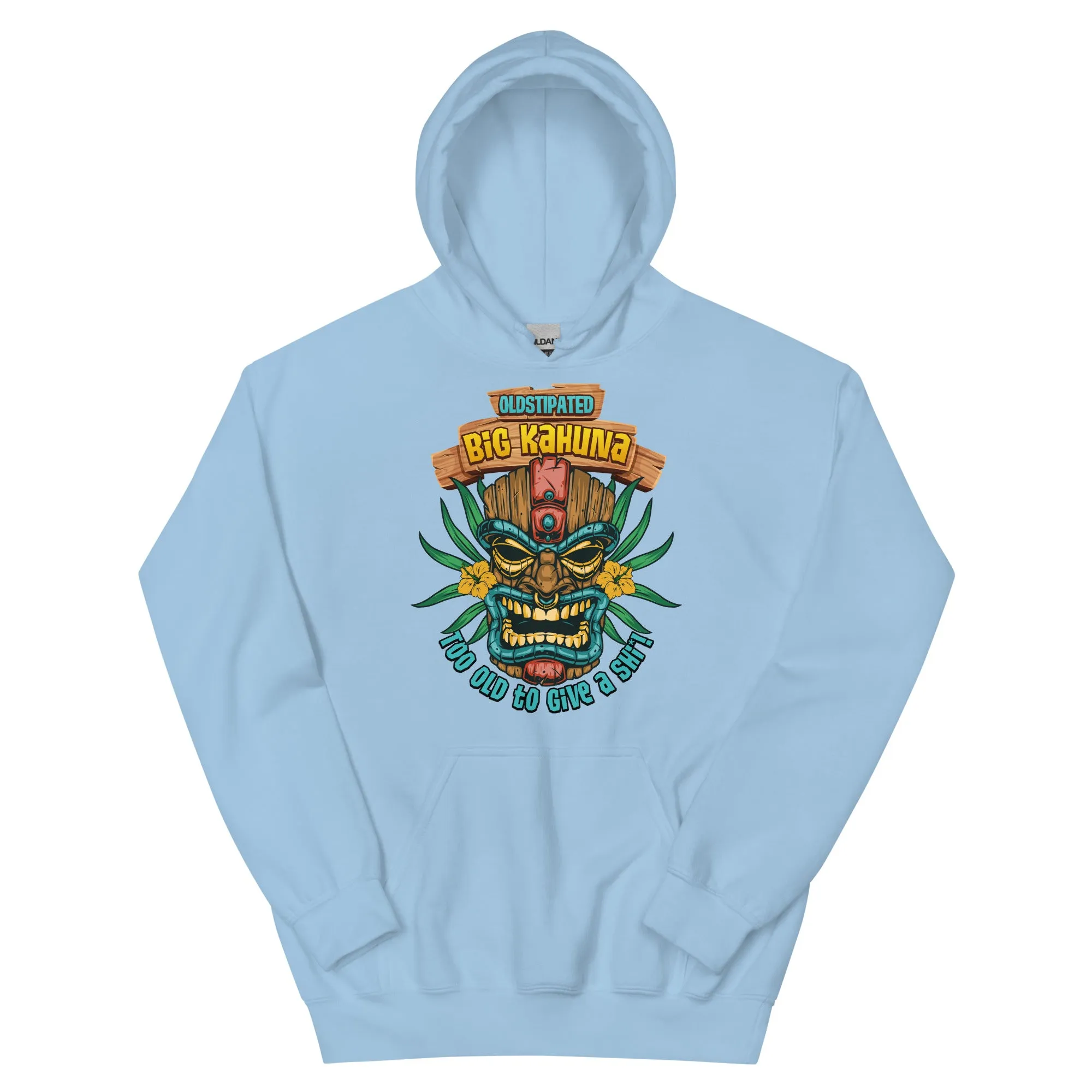 Big Kahuna Too Old To Give A Shi***! Men's Fathers Day Hoodie