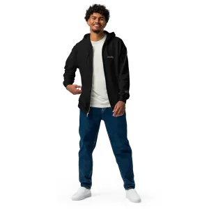 Black & White logo Unisex heavy blend zip hoodie