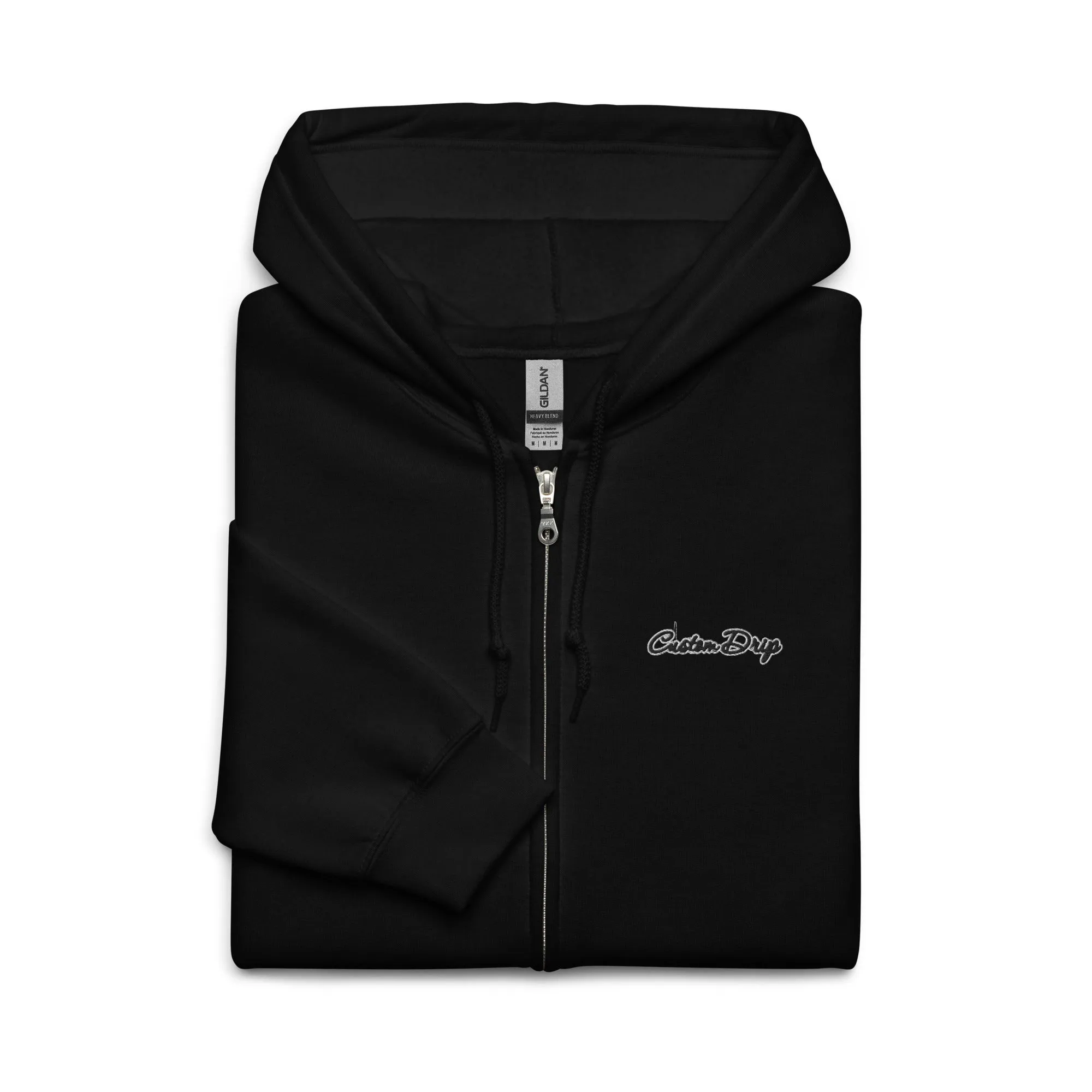 Black & White logo Unisex heavy blend zip hoodie