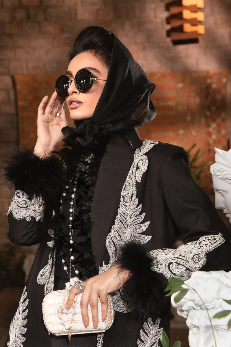Black and Maroon Embroidered Pakistani Salwar Kameez with Dupatta