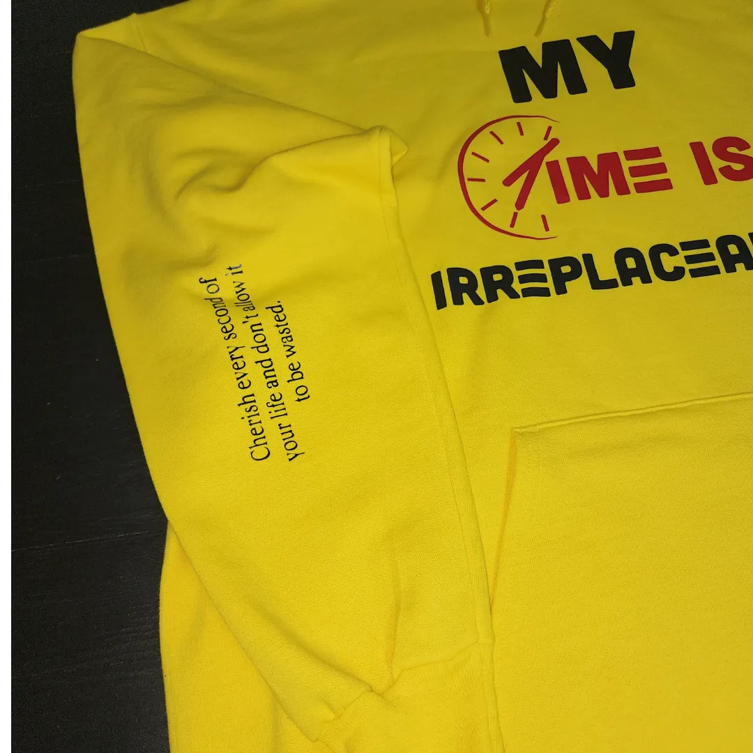 Blue Cavalz Yellow pullover my time hoodie