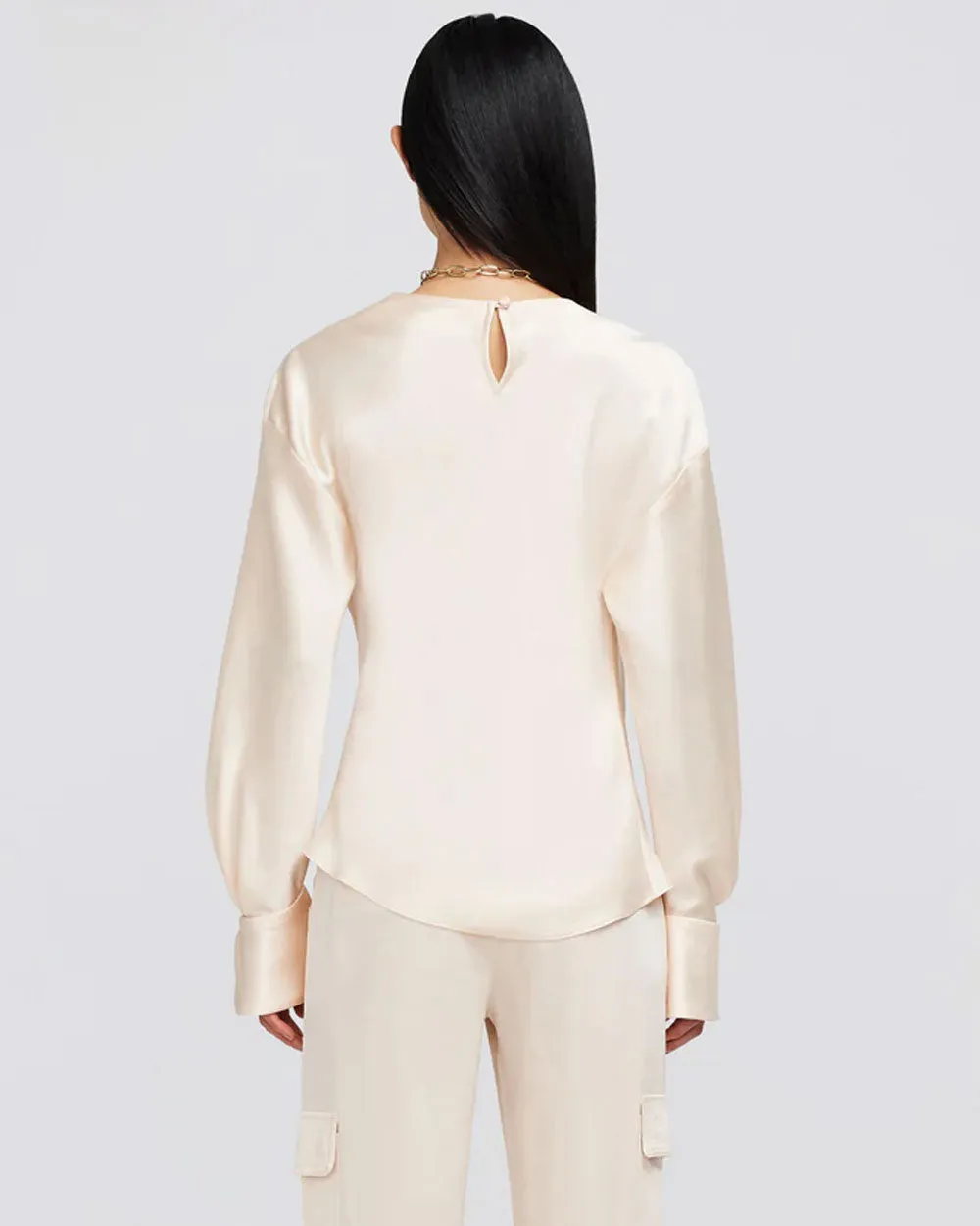 Blush Rafaella Front Tie Top