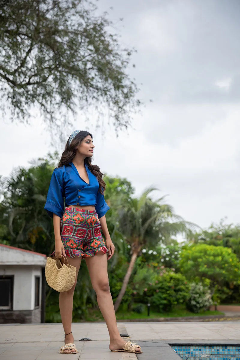 Brightly Blooming Blue Co-Ord Set