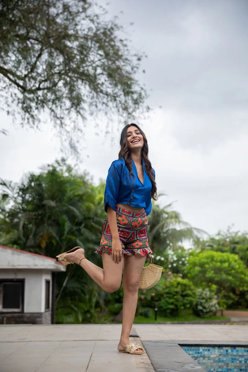 Brightly Blooming Blue Co-Ord Set