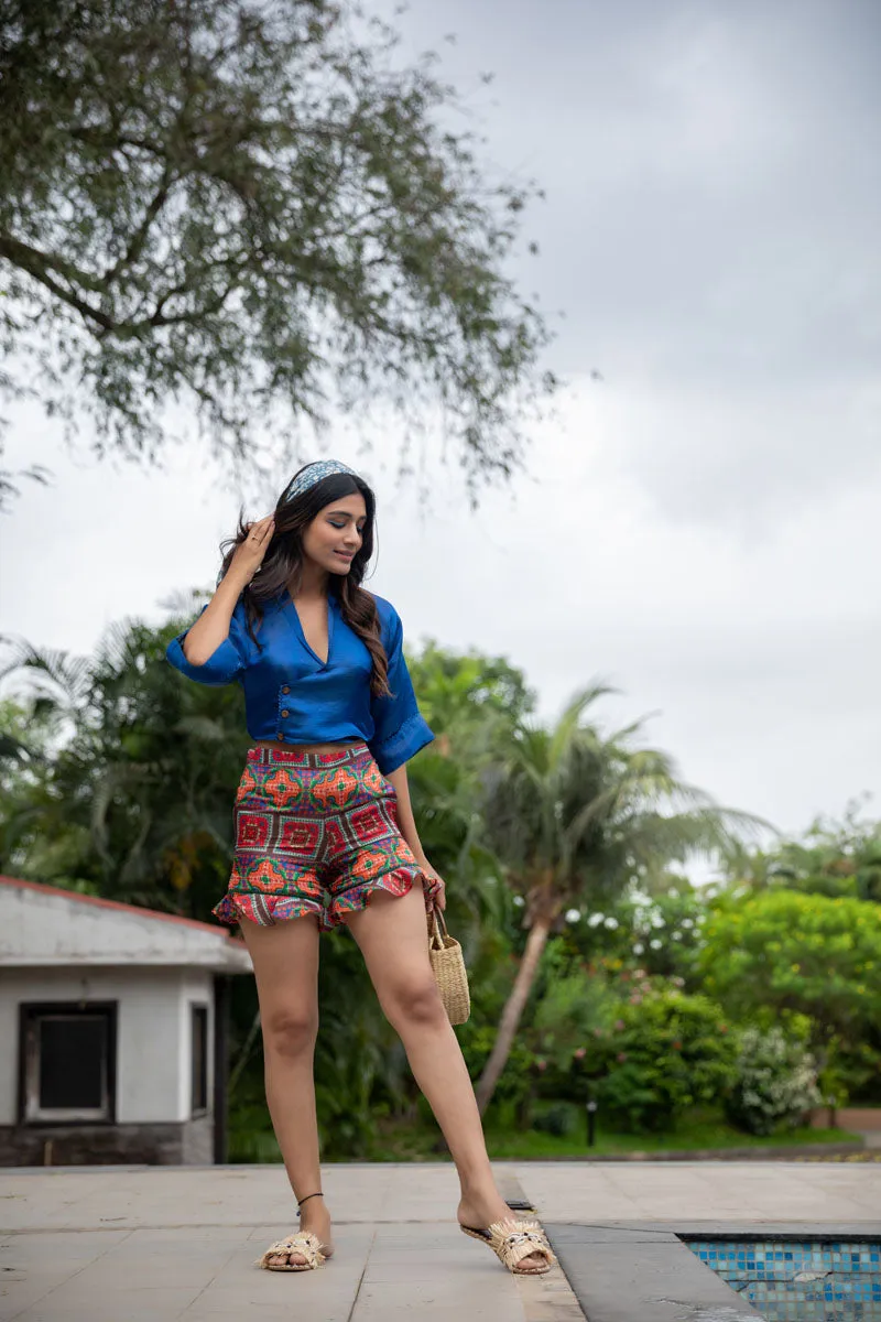 Brightly Blooming Blue Co-Ord Set