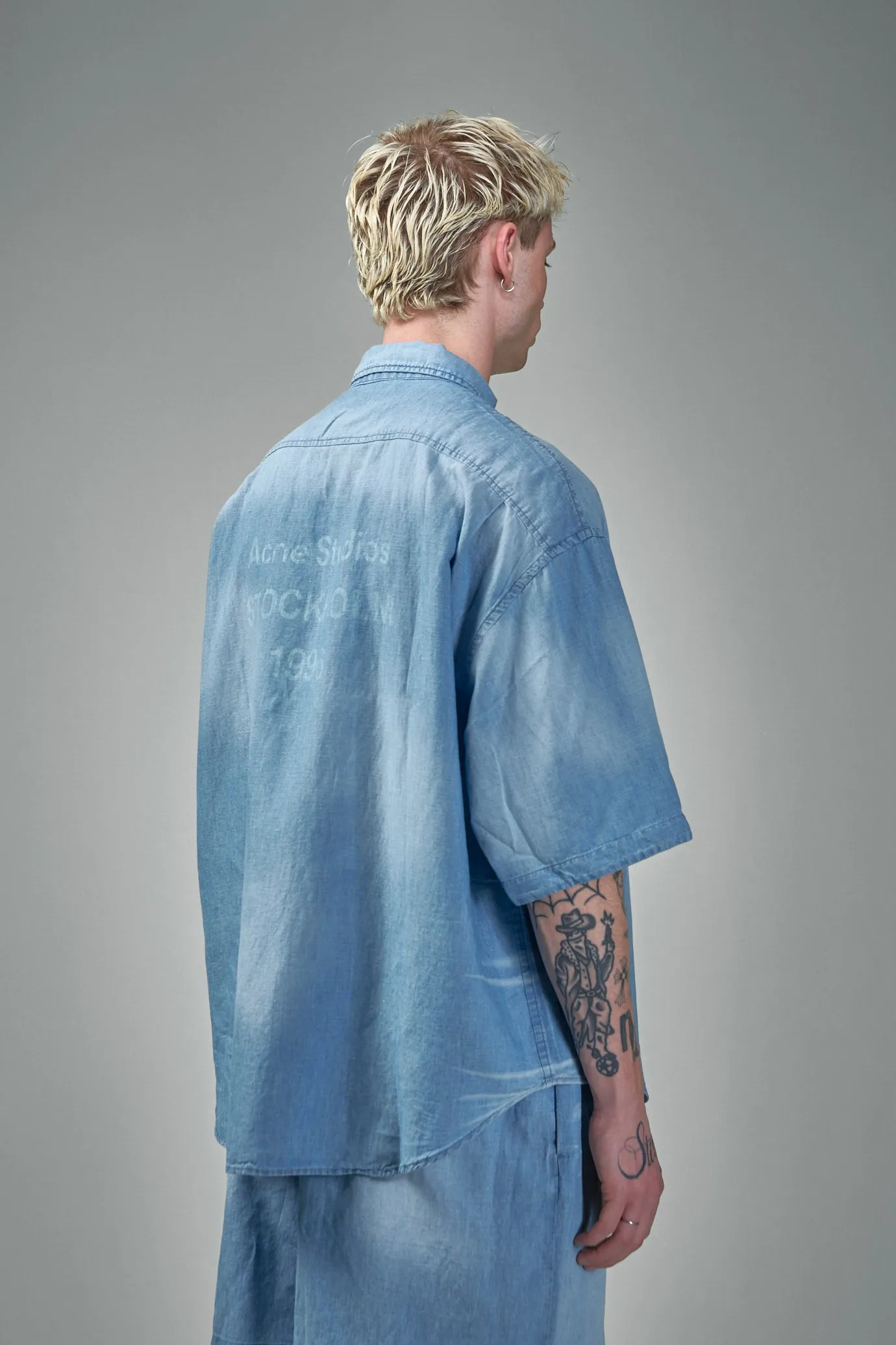 Button-up Shirt Logo Stamp