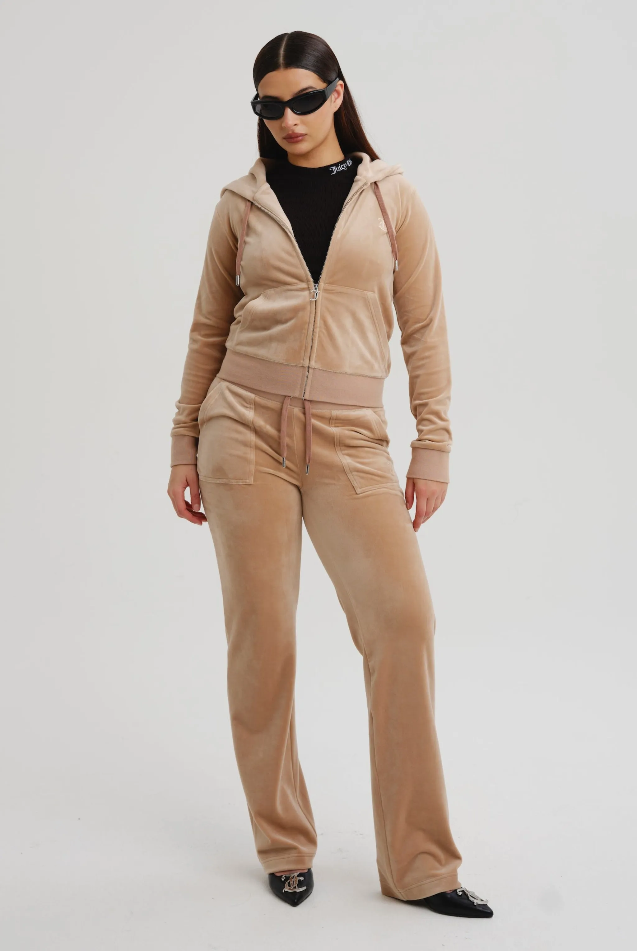 CARAMEL CLASSIC VELOUR ROBERTSON HOODIE
