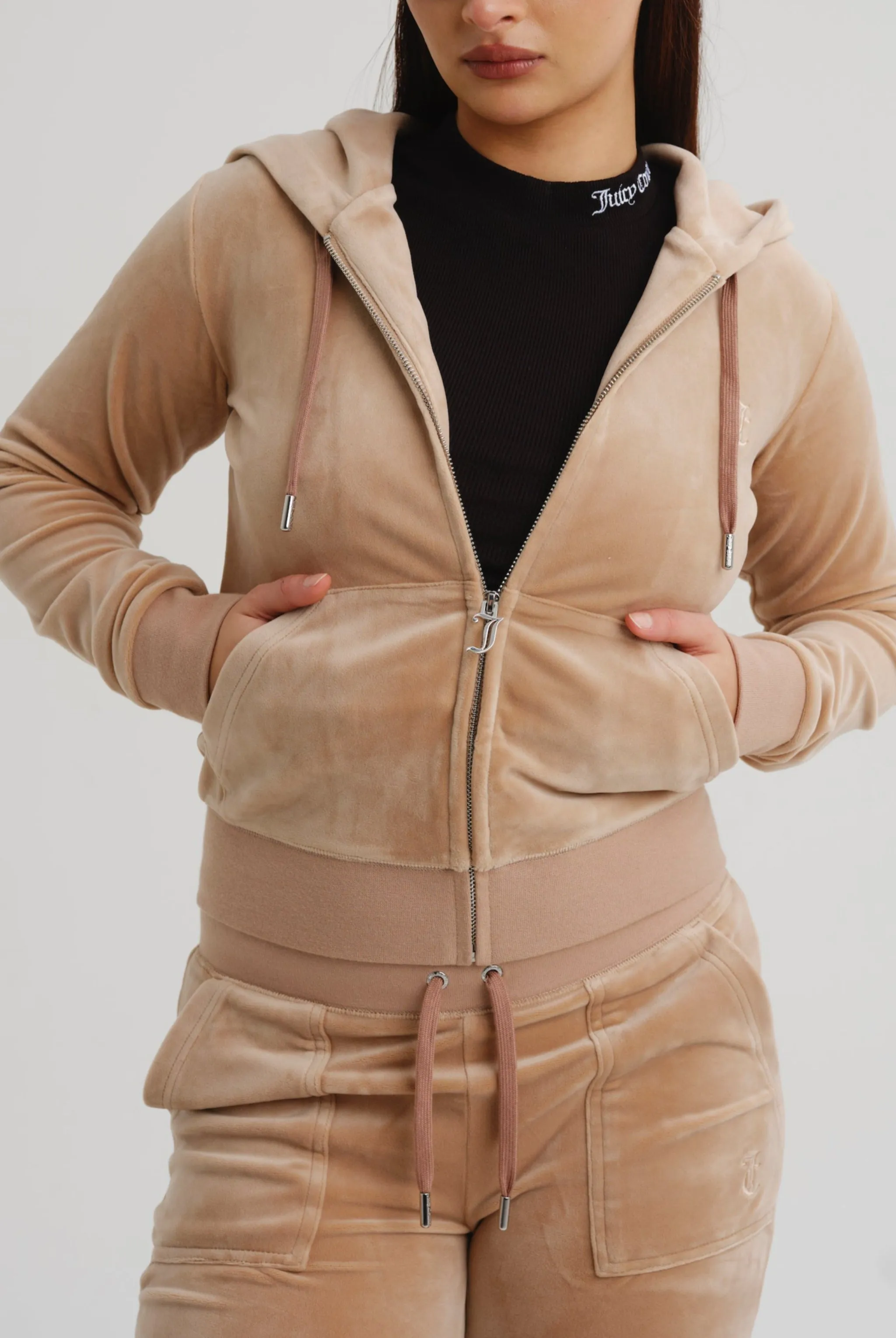 CARAMEL CLASSIC VELOUR ROBERTSON HOODIE