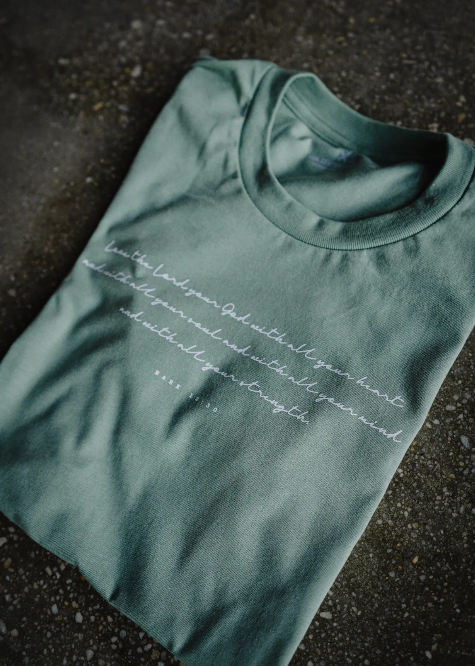 (CLEARANCE) Mark 12:30 Adult T Shirt