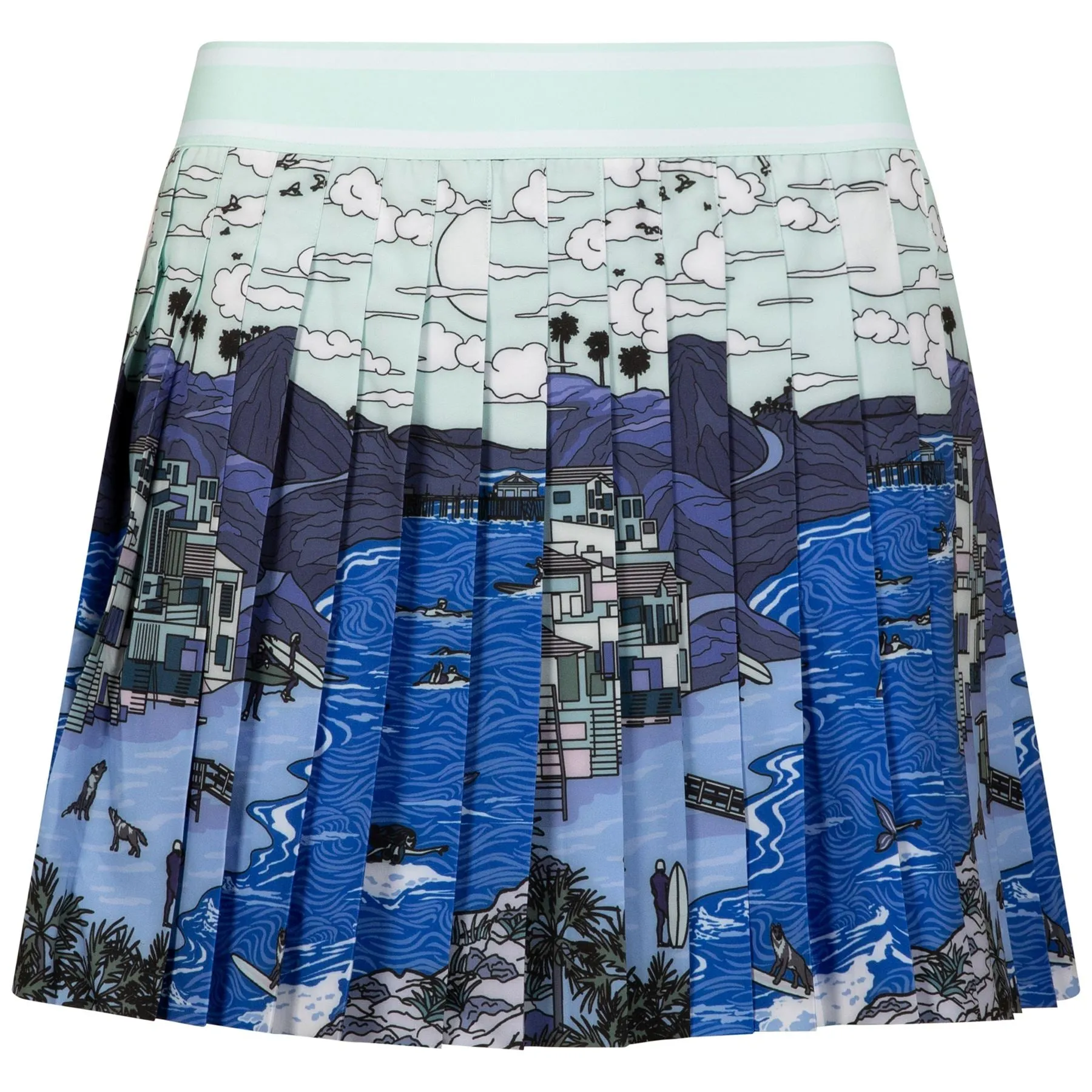 Coastal Dream Leo Skirt Zuma Multi