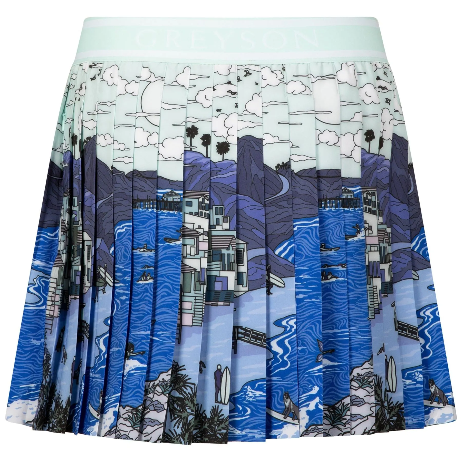 Coastal Dream Leo Skirt Zuma Multi