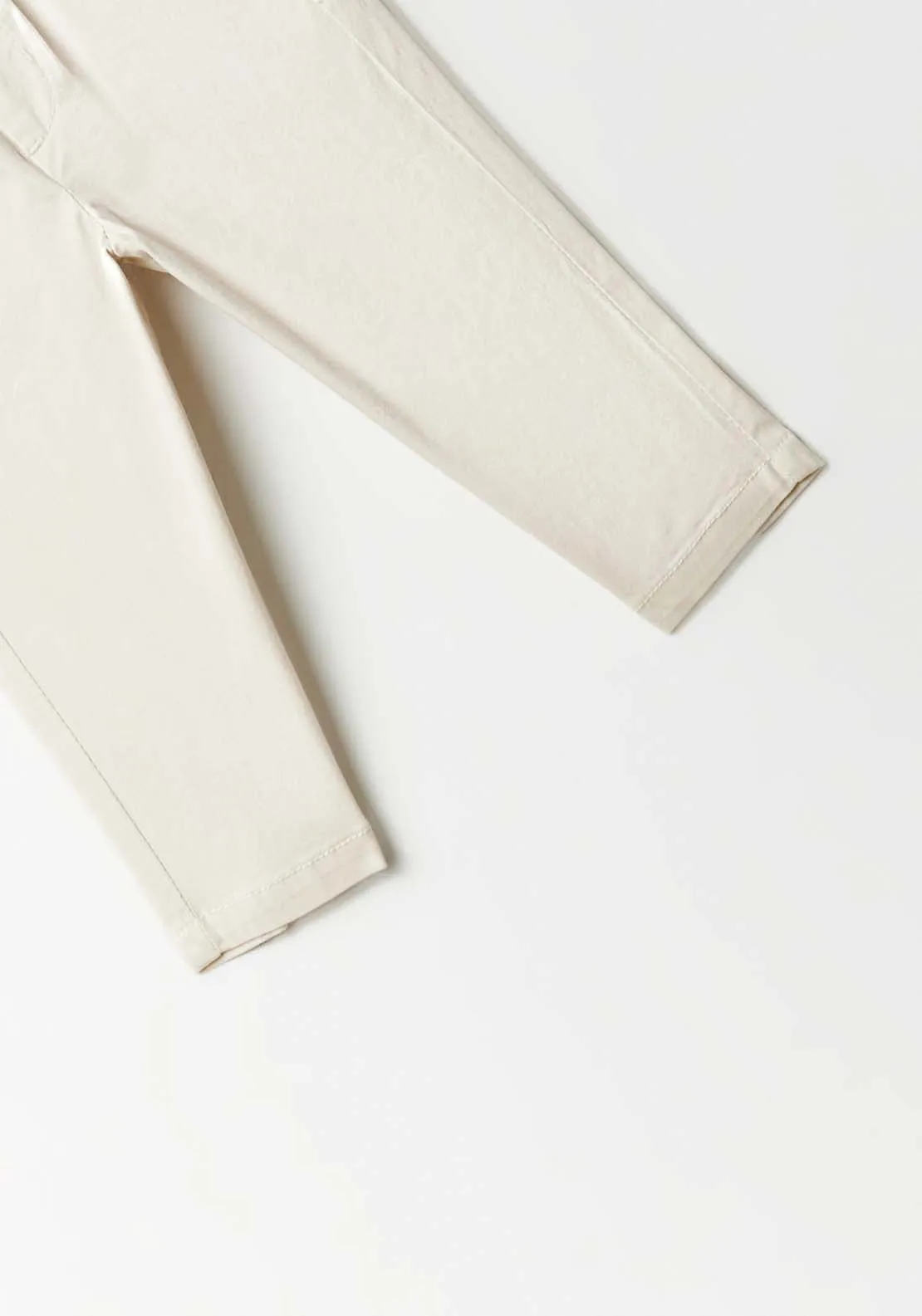 Comfort-fit chino trousers - Beige