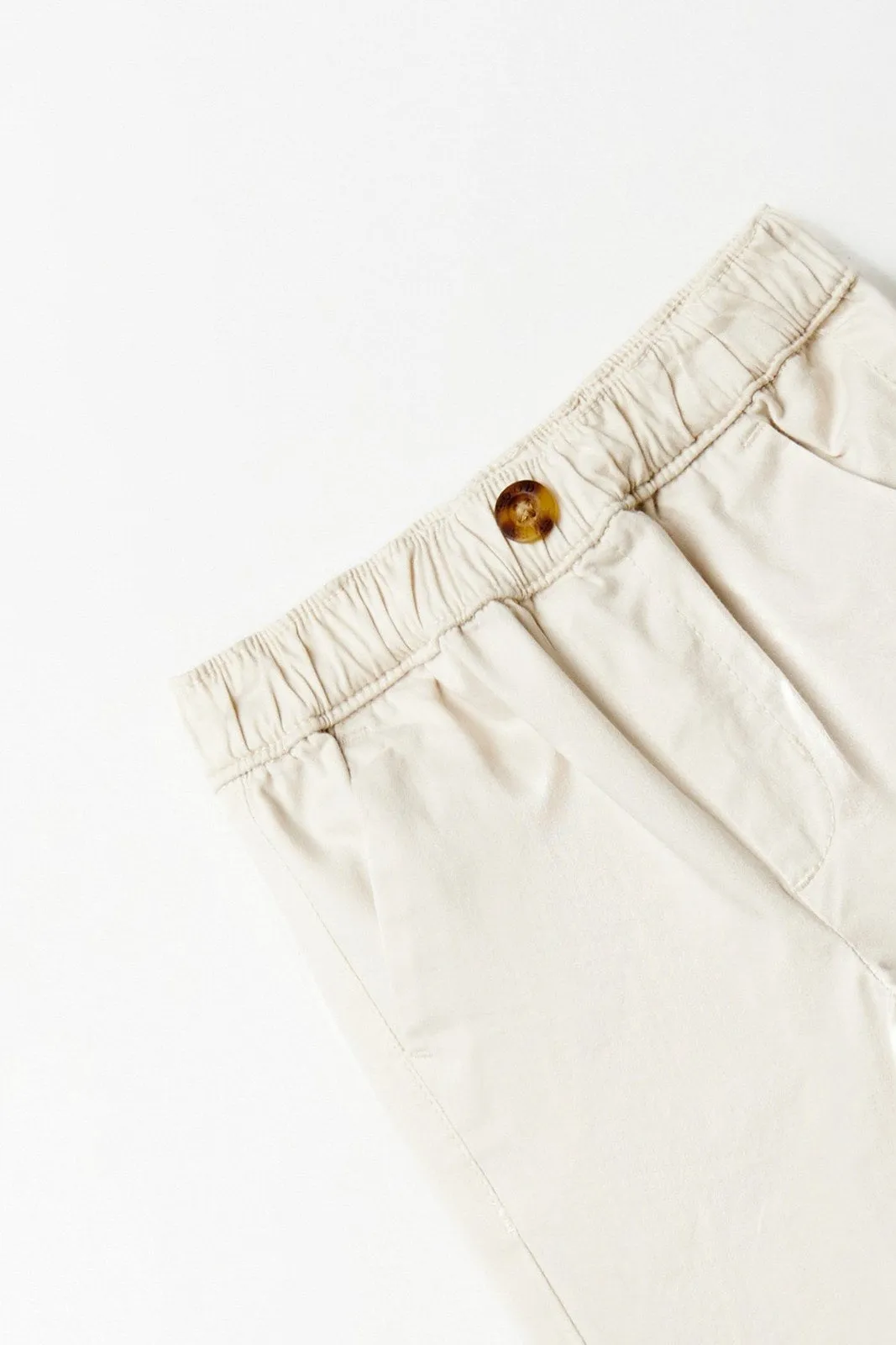 Comfort-fit chino trousers - Beige