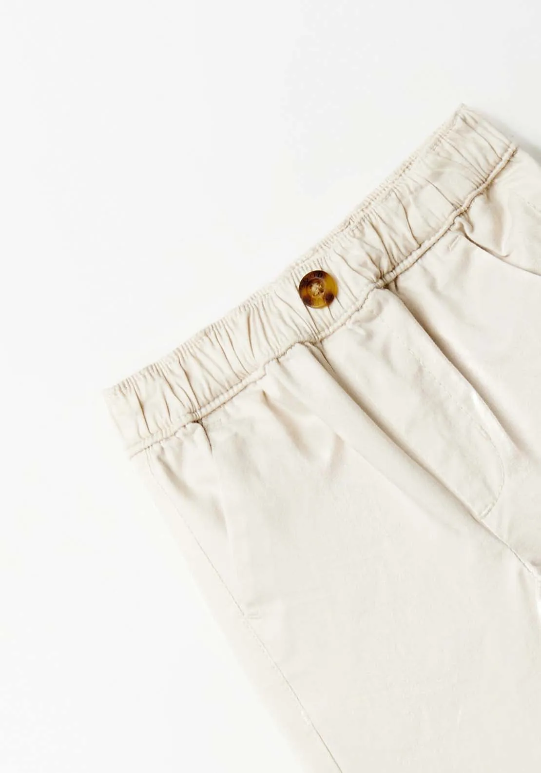 Comfort-fit chino trousers - Beige