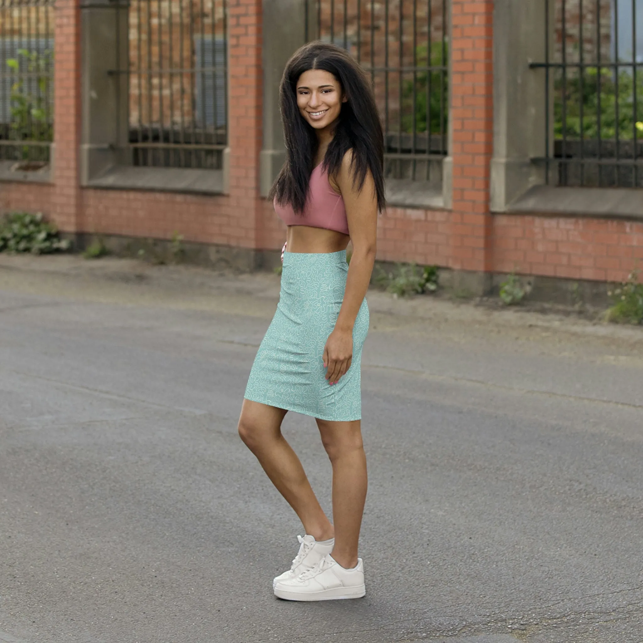 Coral Women's Mini Skirt