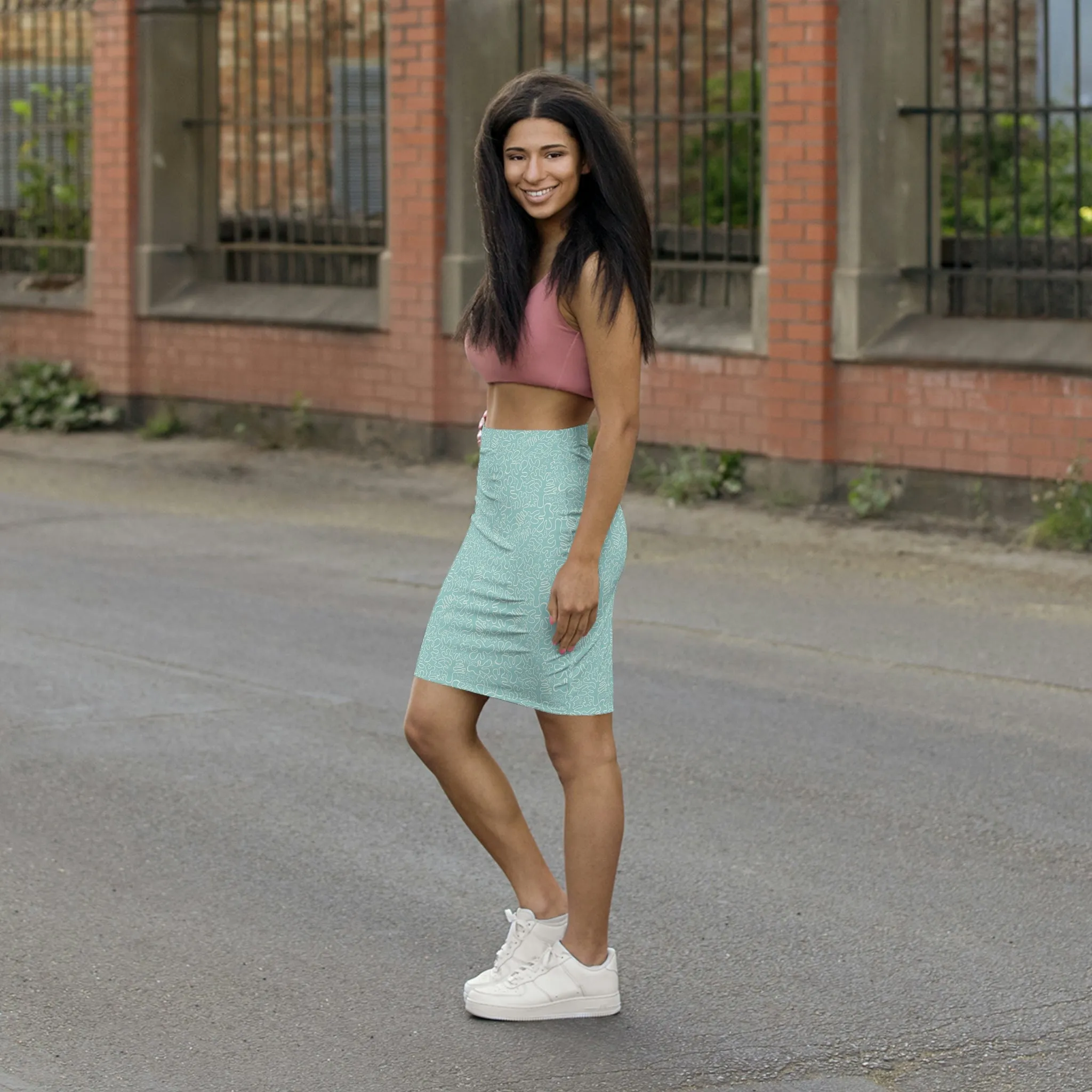 Coral Women's Mini Skirt