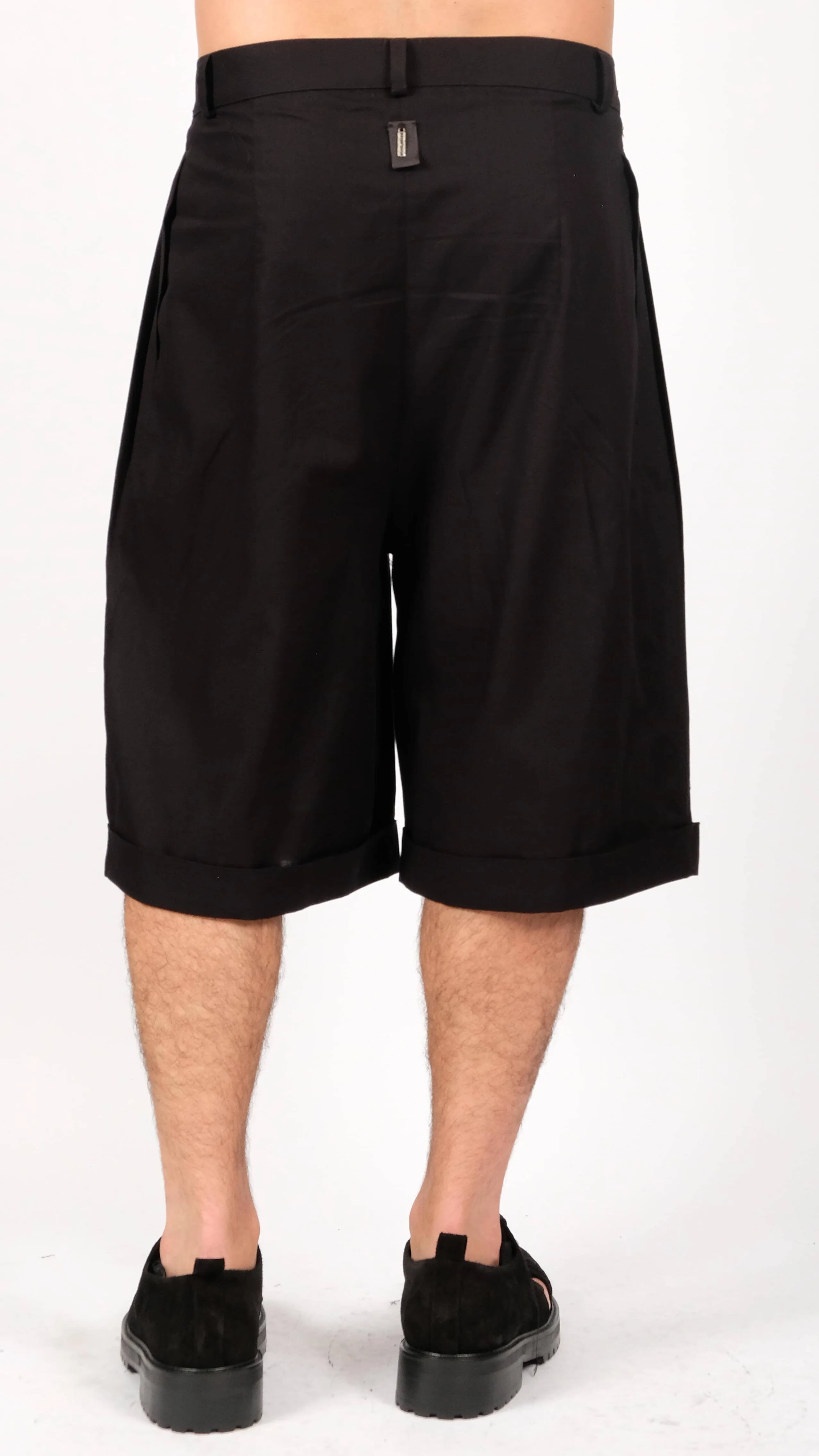 Cotton Wide Leg Shorts