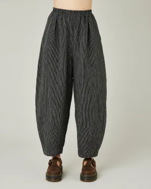 Daisy Black & Ecru Pencil Stripe Linen Trousers
