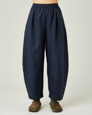 Daisy Navy Linen Trousers